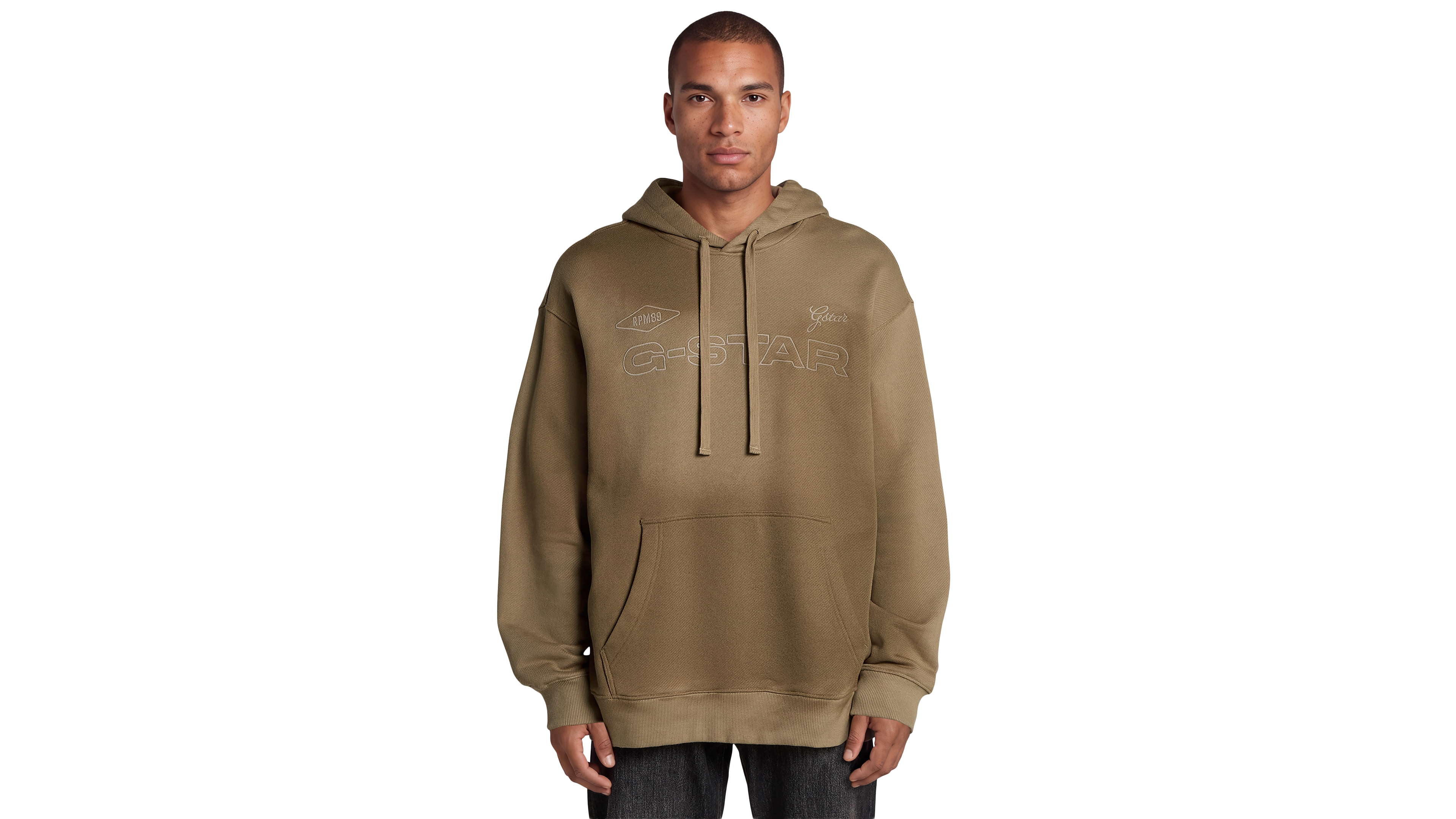 G-Star Raw Men's Embro Sprayed Relaxed-Fit Hoodie