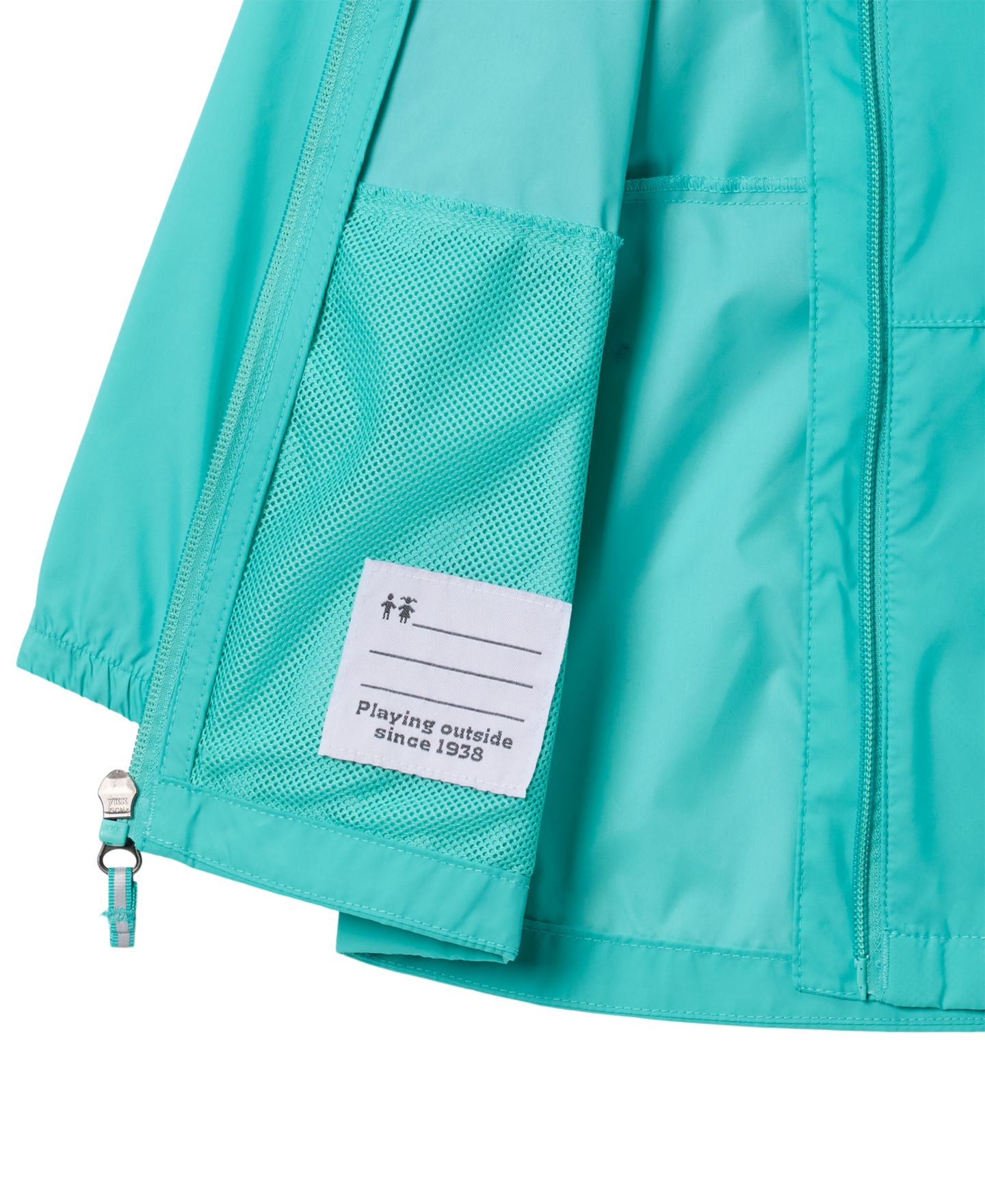 Куртка Columbia Switchback™ II Waterproof Hooded для девочек-малышей, цвет: Dolphin — фото 3