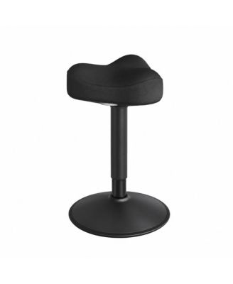 Adjustable Standing Desk Chair with Padded Seat and Steel Base