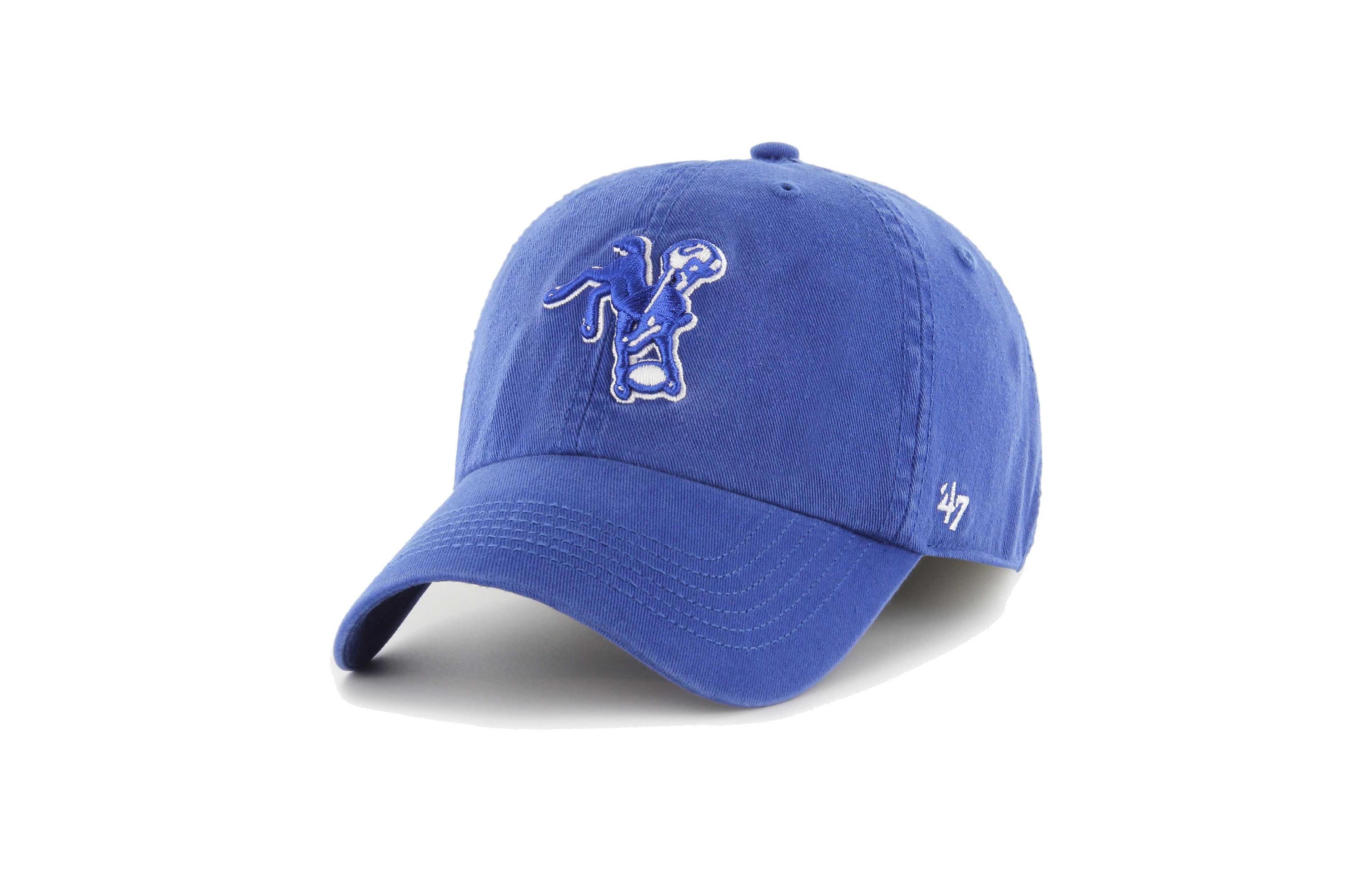 '47 Brand Men's Royal Indianapolis Colts Gridiron Classics Franchise Fitted Hat