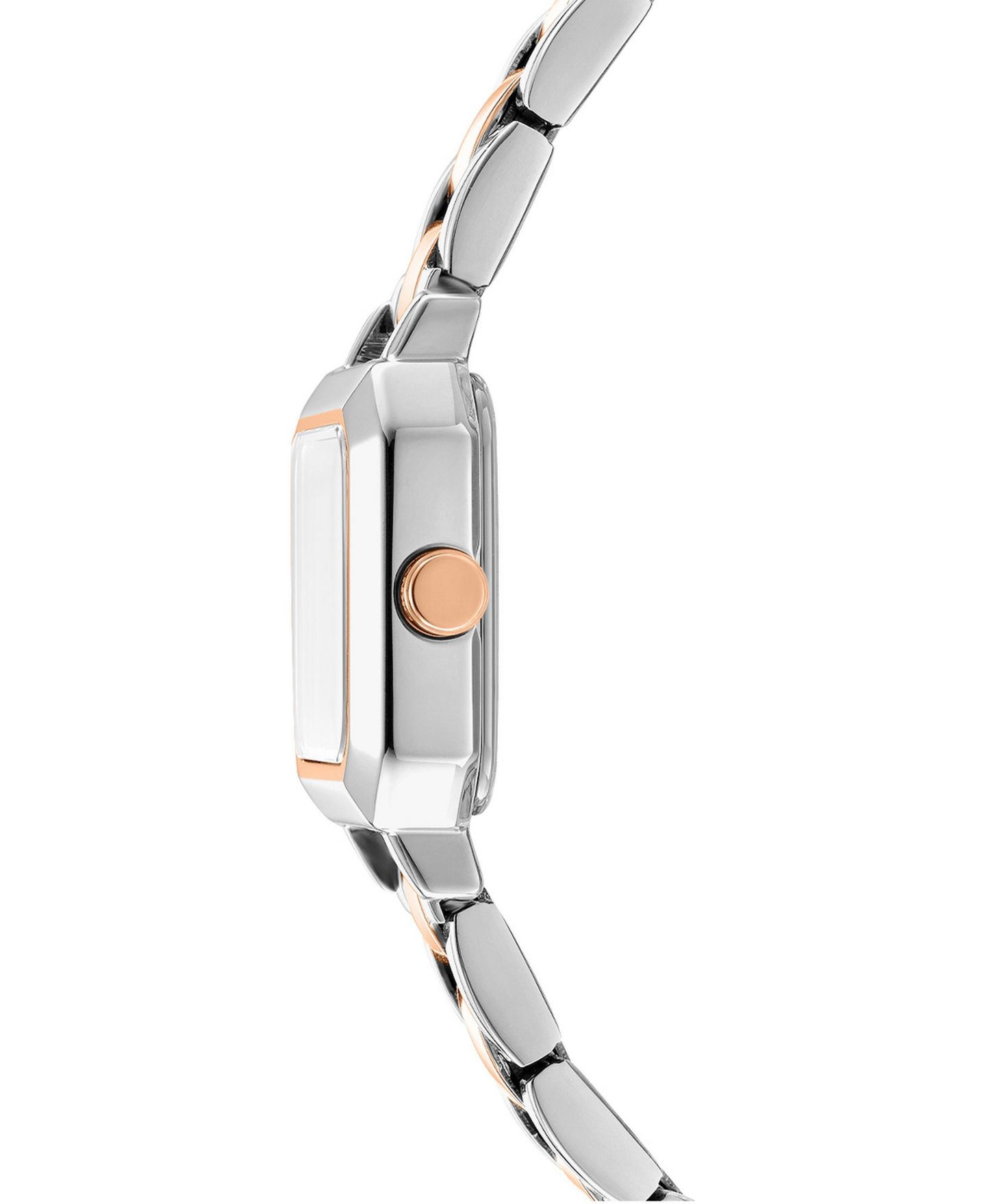 Женские часы DKNY Quartz Two-Tone Water-Resistant Stainless Steel Bracelet Watch, 22mm, цвет: Двухцветный — фото 3
