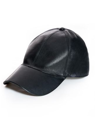 Italian Leather Baseball Hat