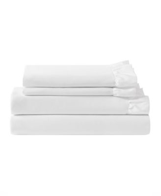Ruffle Microfiber 4-Piece Sheet Set, Full