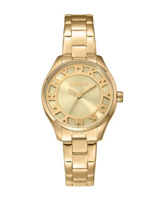 Women's Quartz Gold-Tone Stainless Steel Bracelet Watch, 30 mm