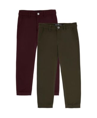 Big Boys 8 -18 Flex Waist Jogger Commuter Pants (Set Of 2