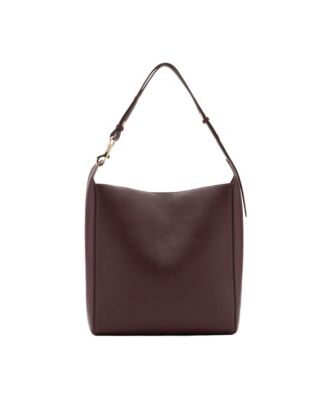 Dalma Faux Leather Removable and Adjustable Shoulder Strap Bucket Bag