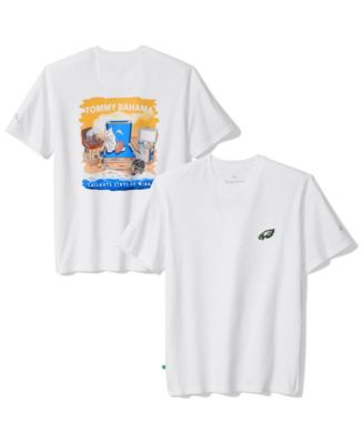Men's White Philadelphia Eagles Tailgate State of Mind T-Shirt