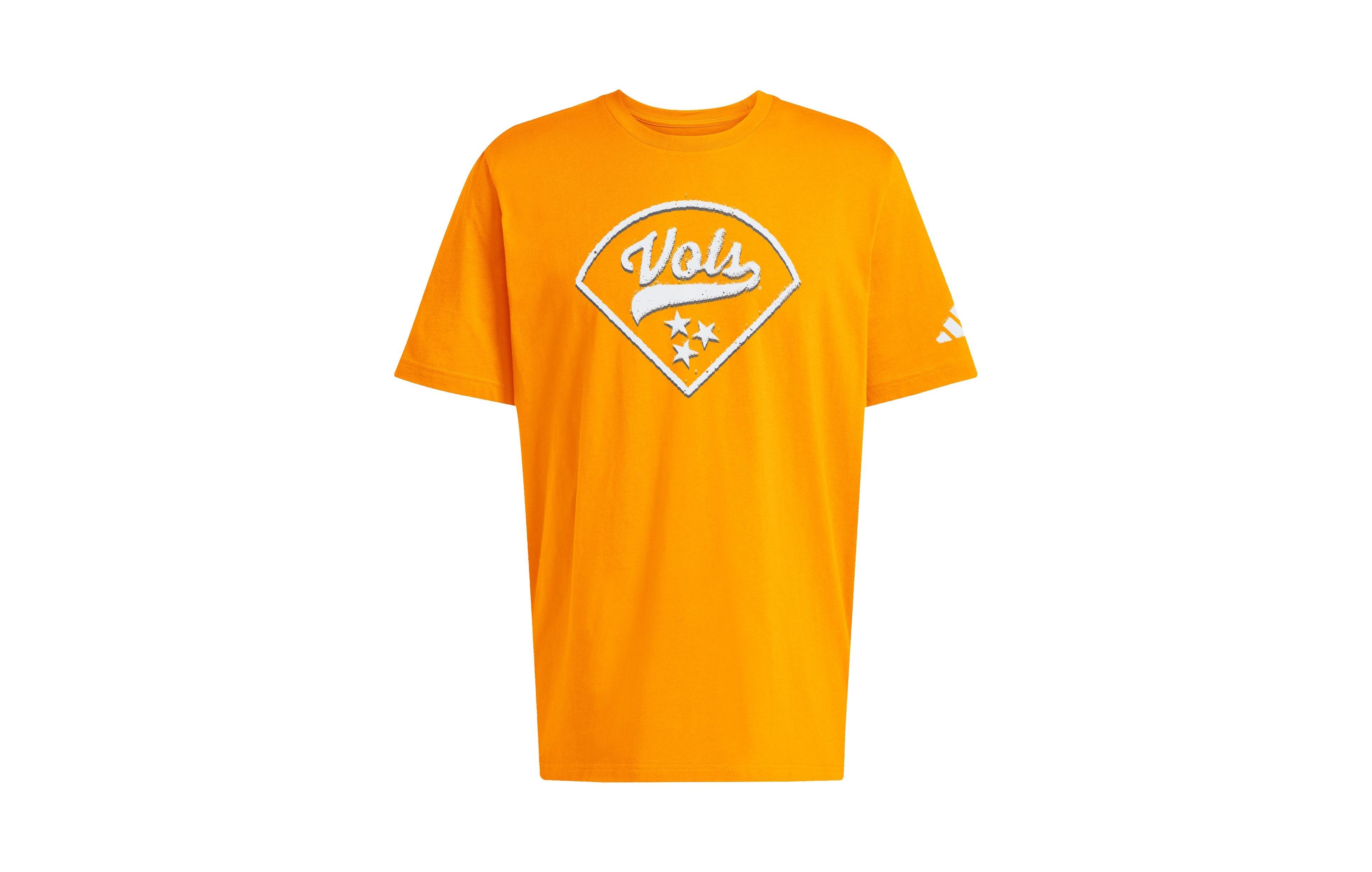 adidas Men's Tennessee Orange Volunteers Baseball Fresh T-Shirt