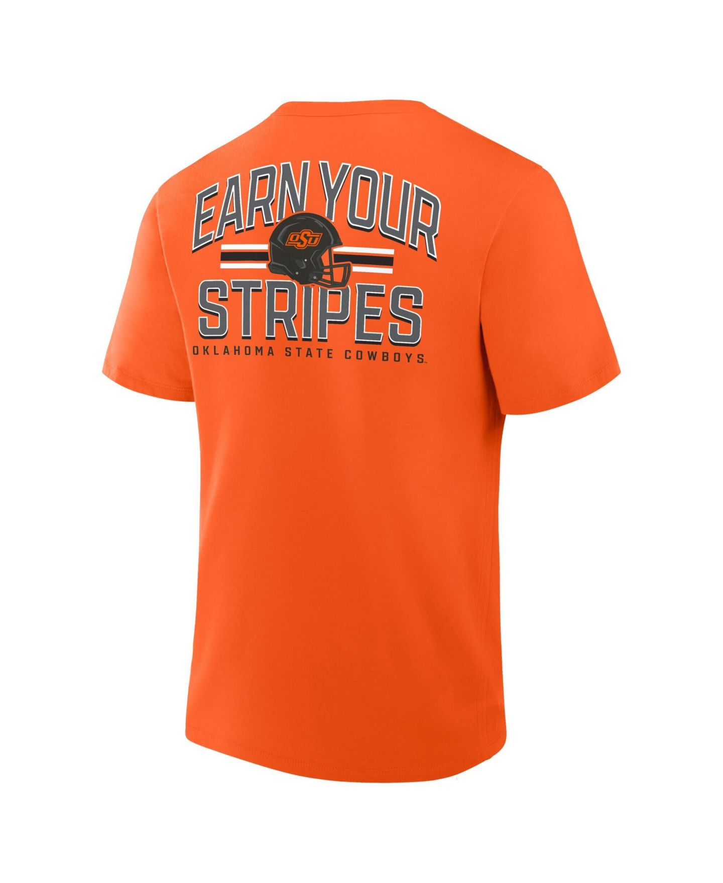 Мужская футболка Fanatics Orange Oklahoma State Cowboys Quad Legacy — фото 5