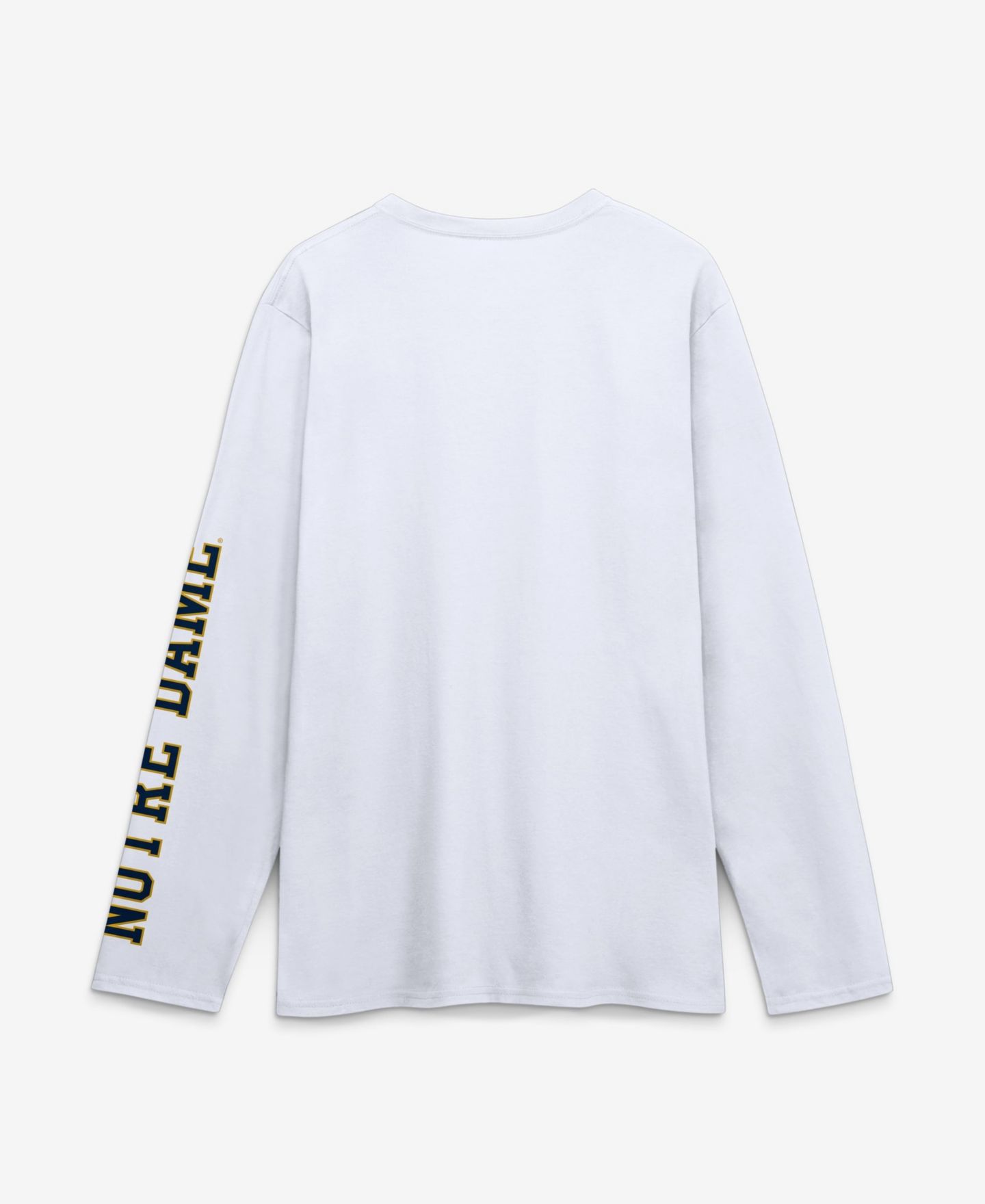 Мужская футболка Logo Athletic White Notre Dame Fighting Irish Primary Logo Long-Sleeve — фото 3
