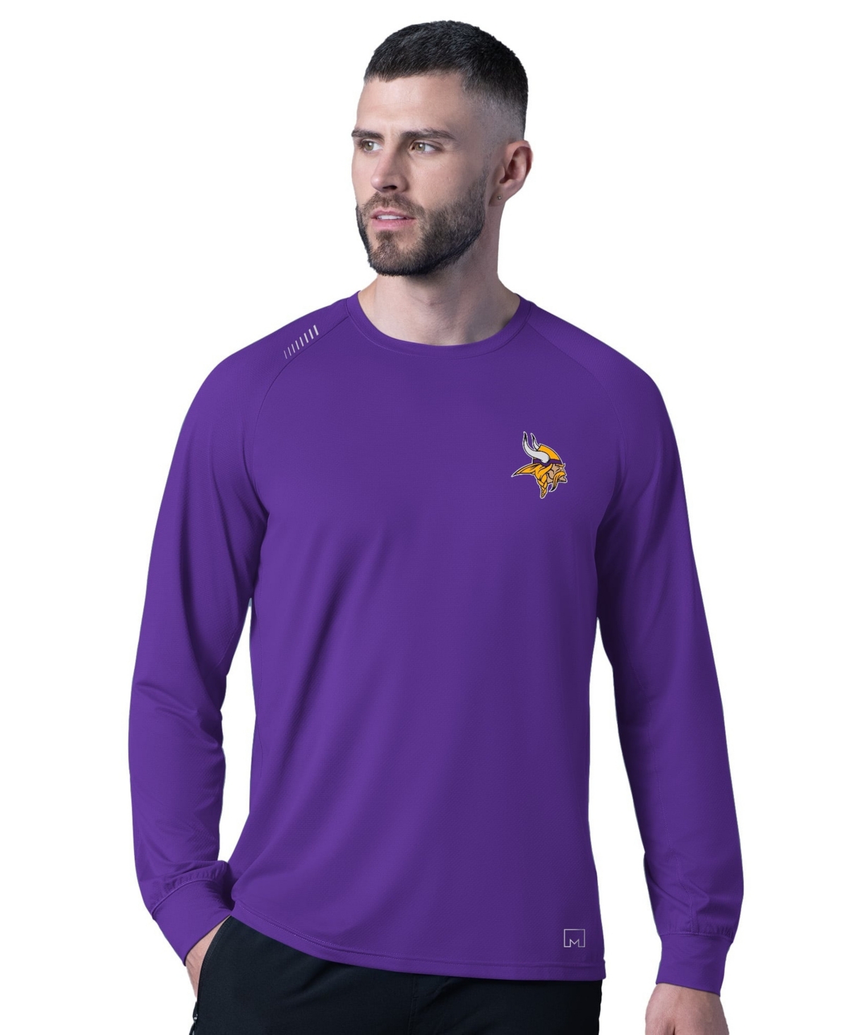 Msx by Michael Strahan Men's Purple Minnesota Vikings Forward Long-Sleeve T-Shirt - Purple