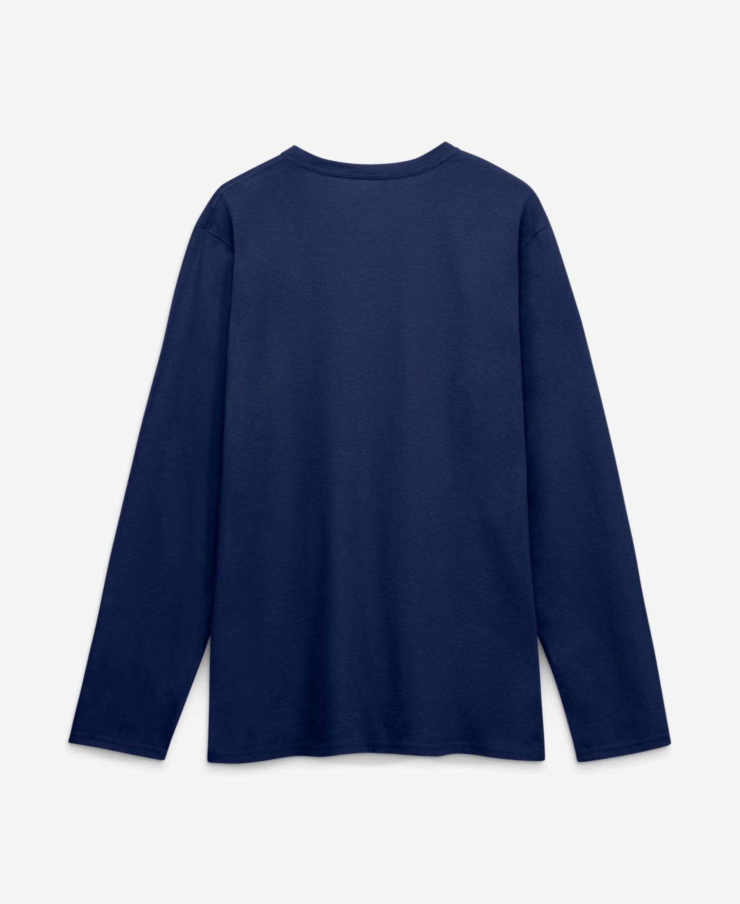 Мужская футболка Logo Athletic Navy Denver Broncos Primary Logo Long-Sleeve — фото 2