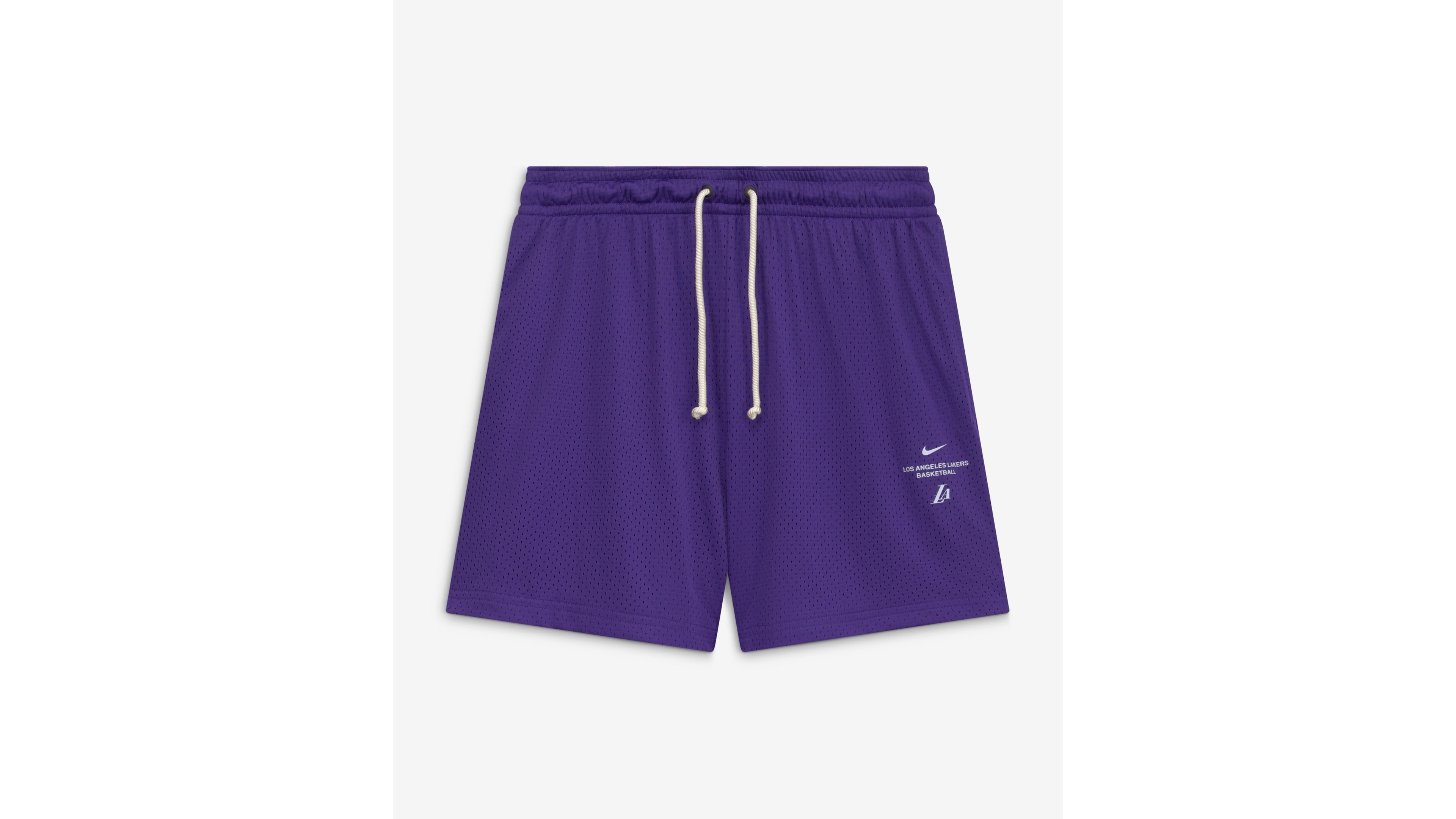 Nike Men's Purple Los Angeles Lakers 2026 Standard Issue Practice Mesh Shorts