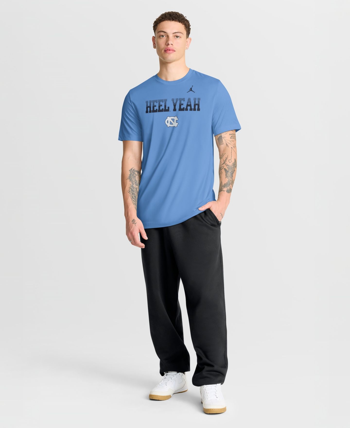Мужские футболки Jordan Carolina Blue North Carolina Tar Heels Primetime Legend Kinetic Mantra Dri-FIT — фото 3