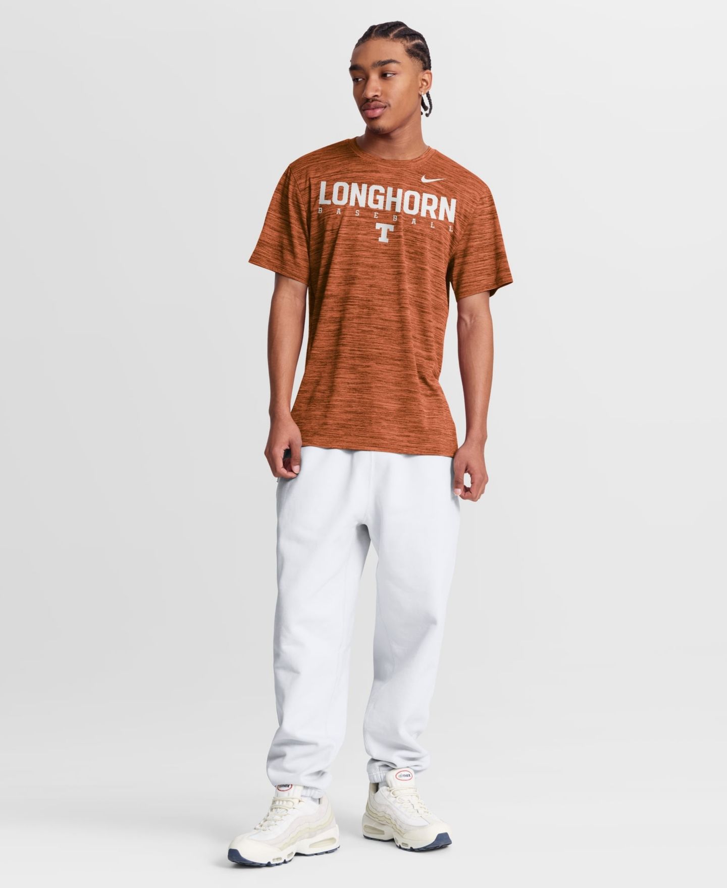 Мужская футболка Nike Texas Orange Texas Longhorns Dugout Velocity Dri-FIT — фото 3