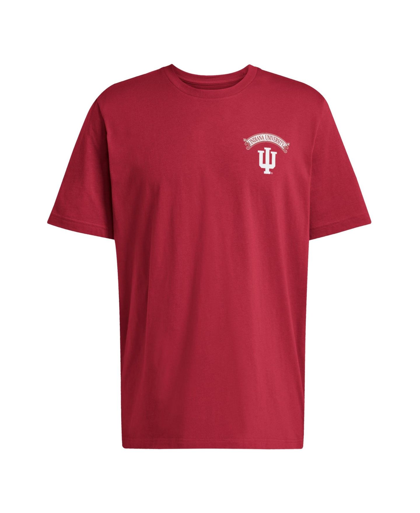 Мужская футболка adidas Crimson Indiana Hoosiers Campus Clocks Fresh — фото 2
