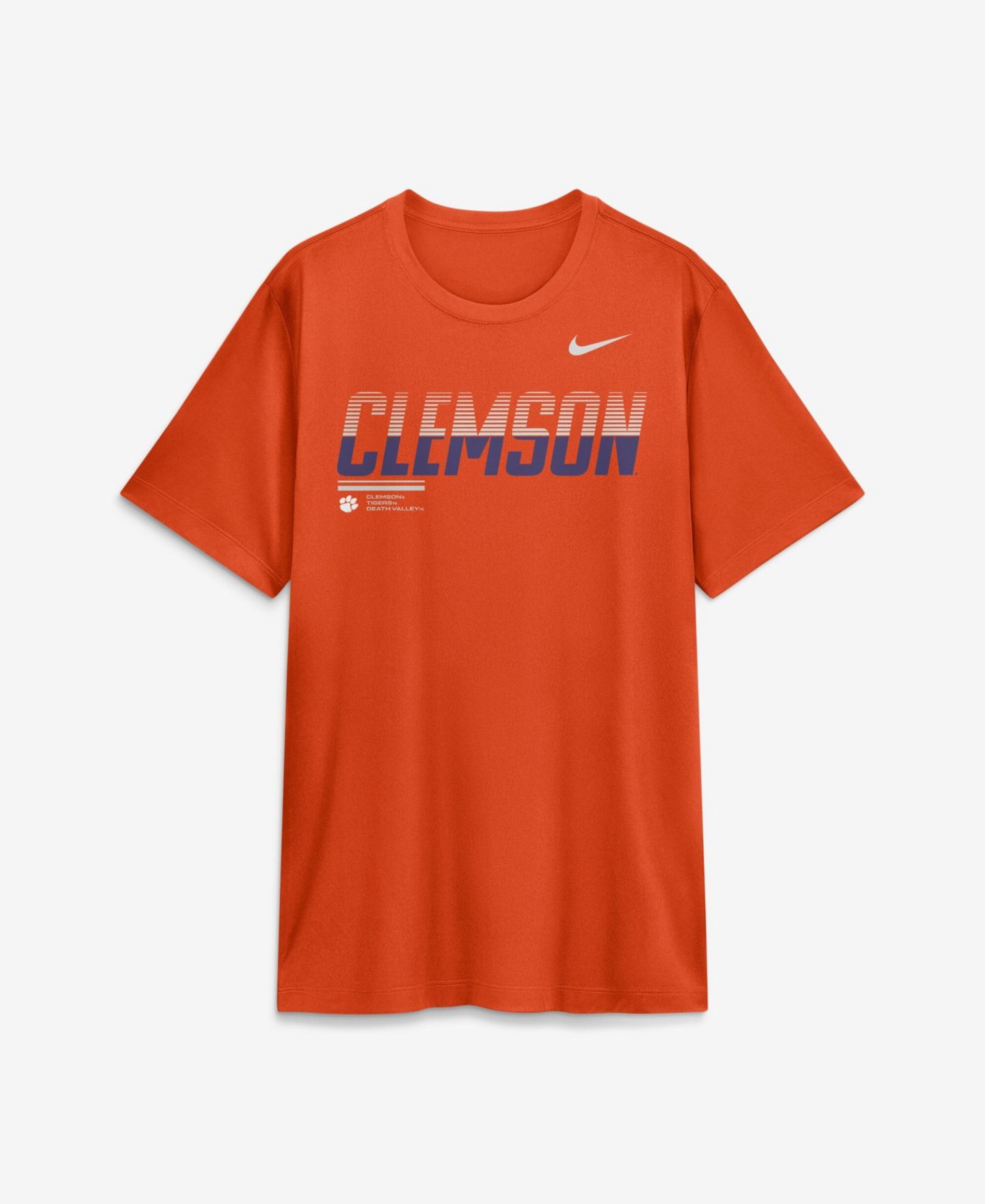 Мужская футболка Nike Orange Clemson Tigers Sideline Legend Dri-FIT — фото 3