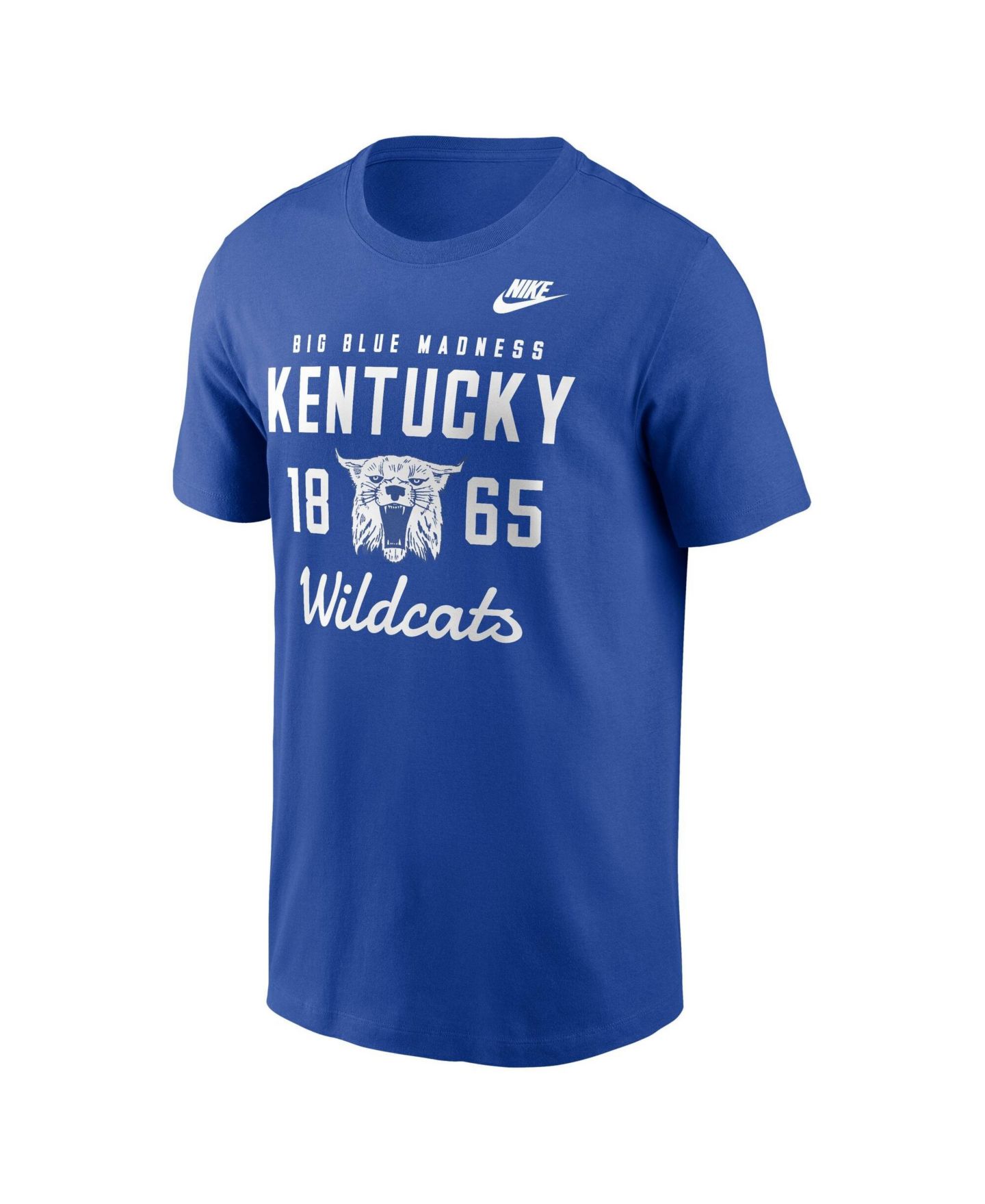 Мужская футболка Nike Royal Kentucky Wildcats Legacy Stacked Established — фото 4