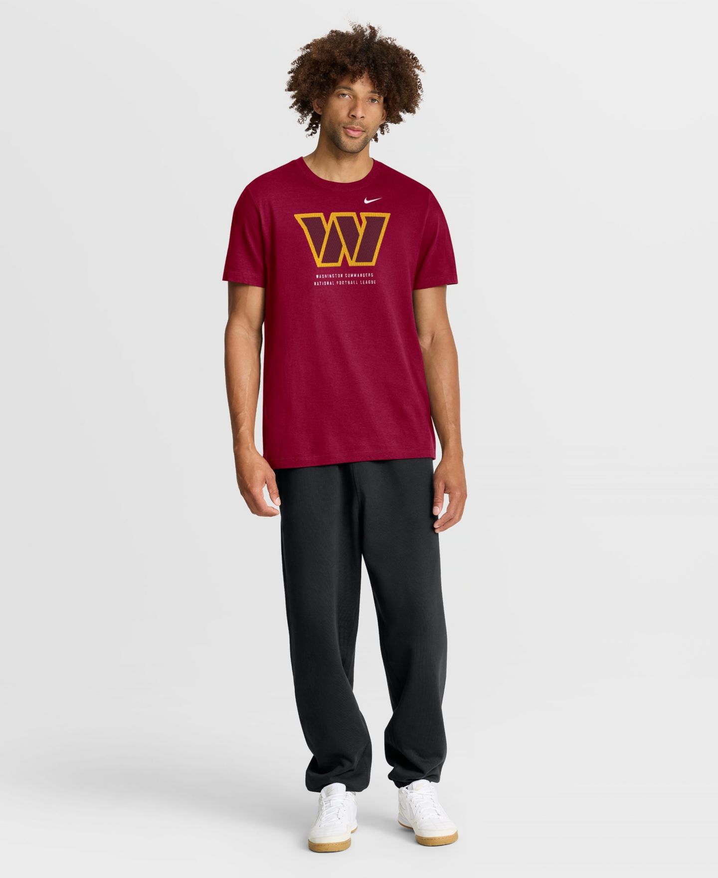 Мужская футболка Nike Burgundy Washington Commanders Property Of T-Shirt — фото 2