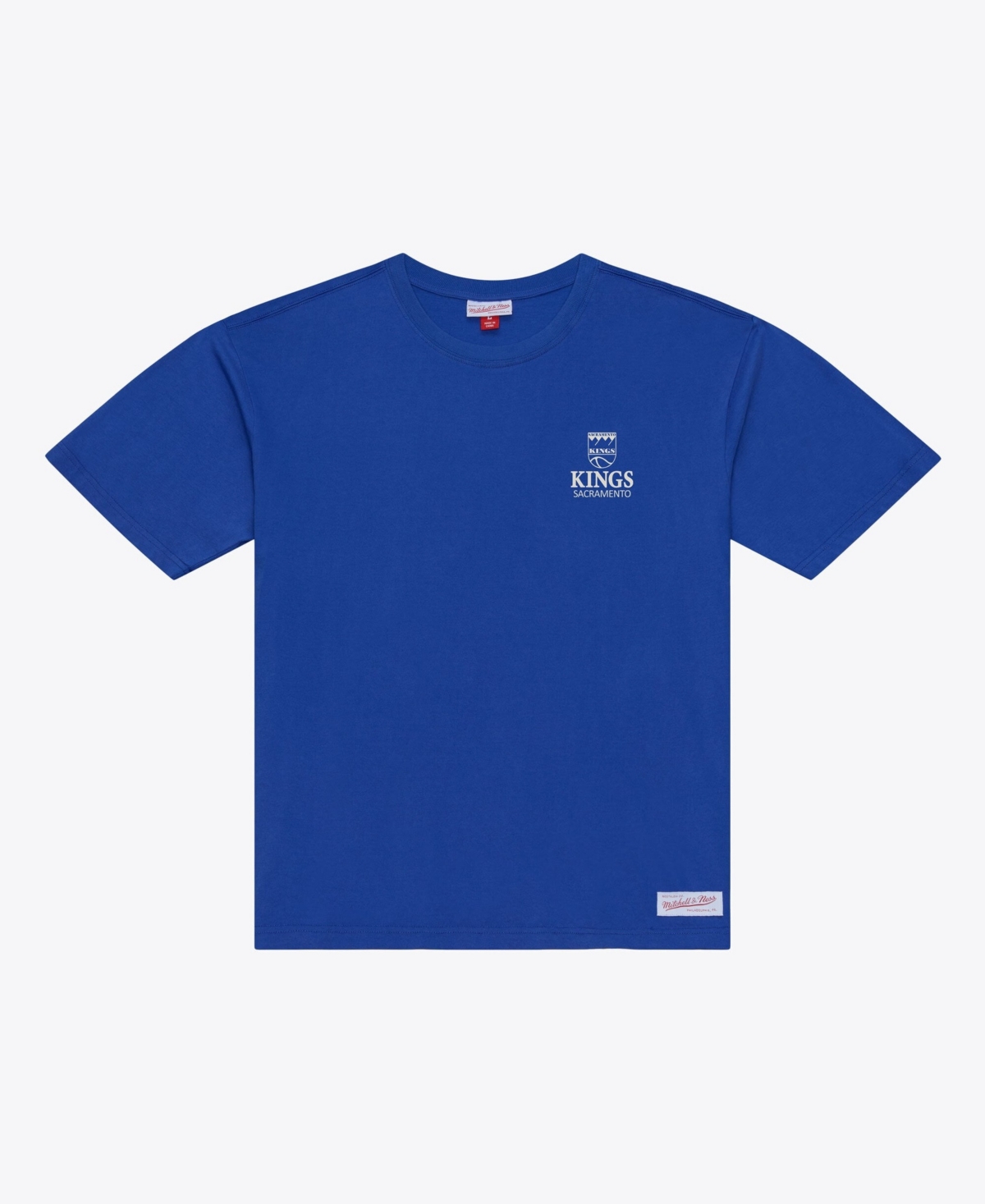 Mitchell & Ness Men's Blue Sacramento Kings Core Essentials T-Shirt - Blue