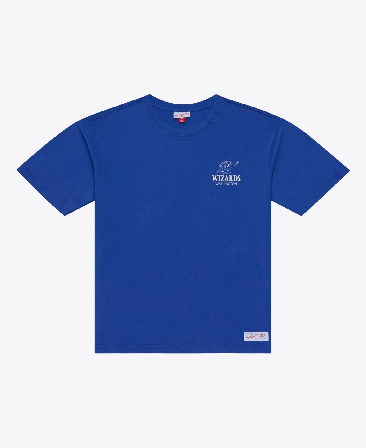 Mitchell & Ness Men's Blue Washington Wizards Core Essentials T-Shirt - Blue