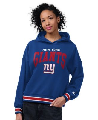 Women's Royal New York Giants Home Plate Hoodie