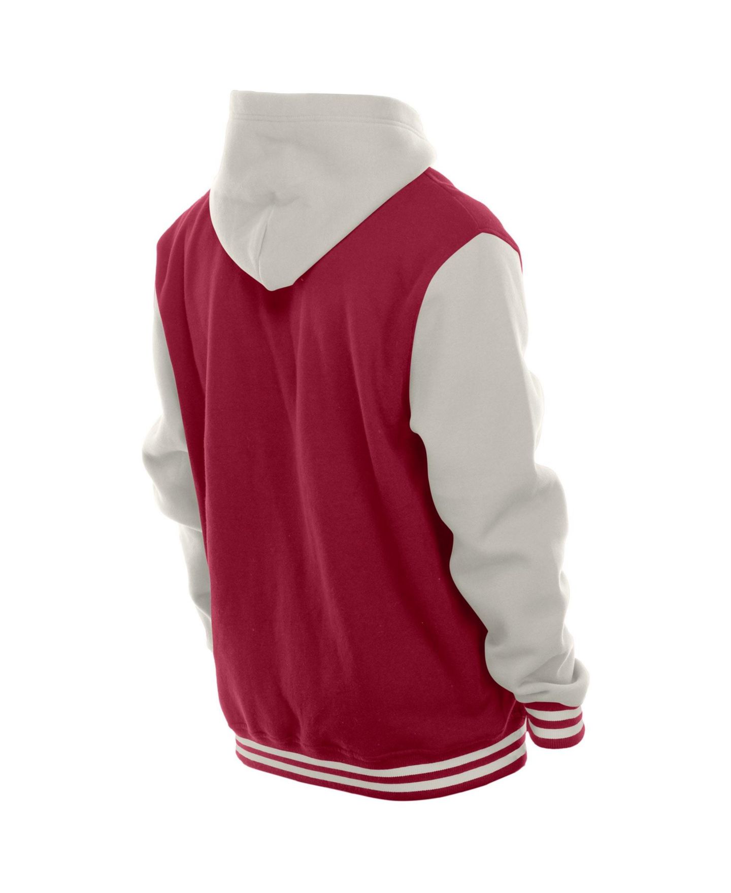 Мужская куртка New Era Burgundy/Cream Washington Commanders Full-Snap Fleece Hooded — фото 6