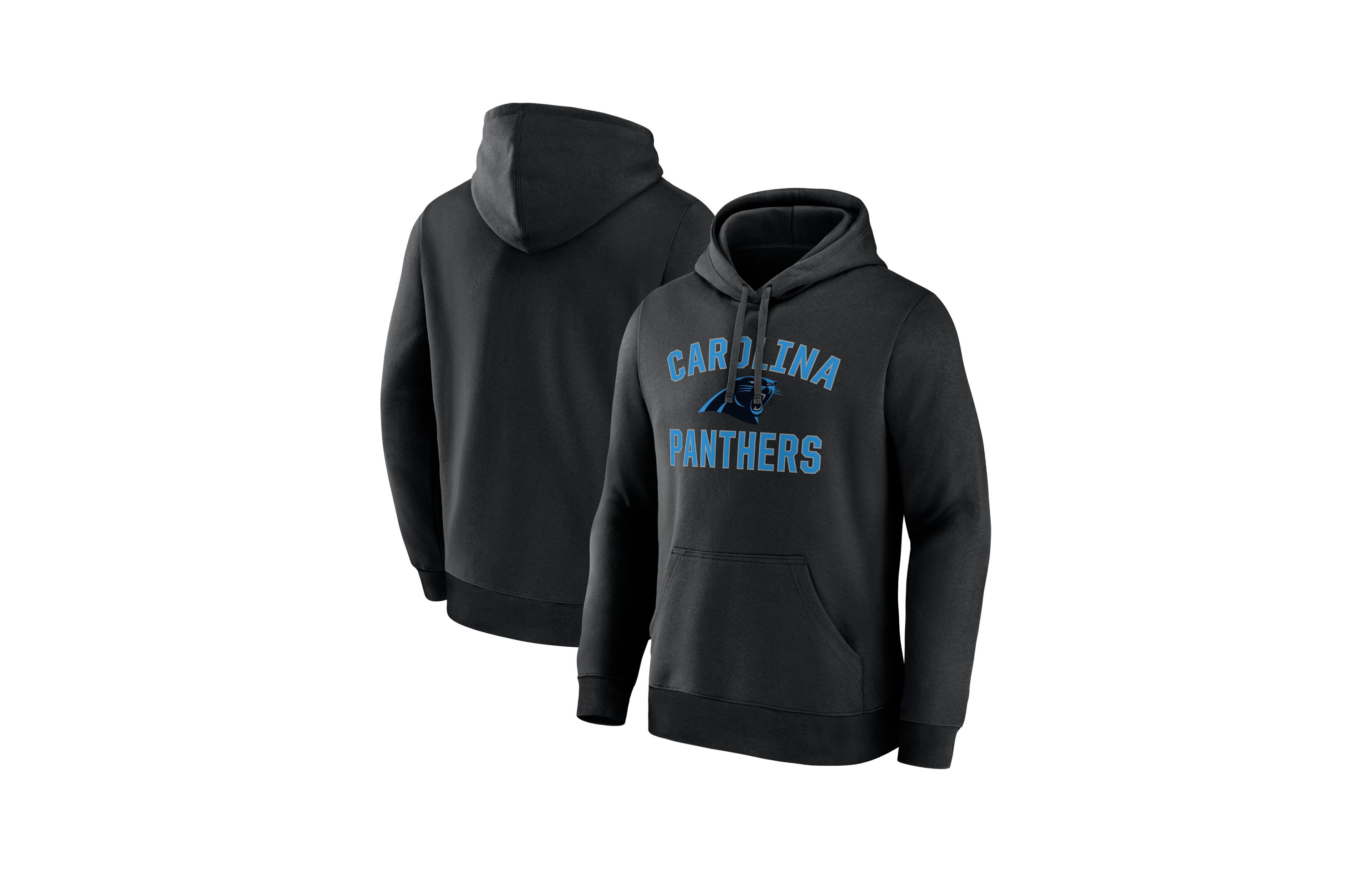 Logo Athletic Men's Black Carolina Panthers Arch Victory Hoodie