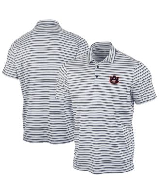 Men's Navy Auburn Tigers Space Stripe Polo Shirt