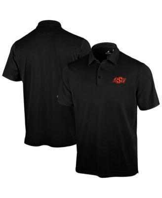 Men's Black Oklahoma State Cowboys Unshakeable Solid Polo Shirt
