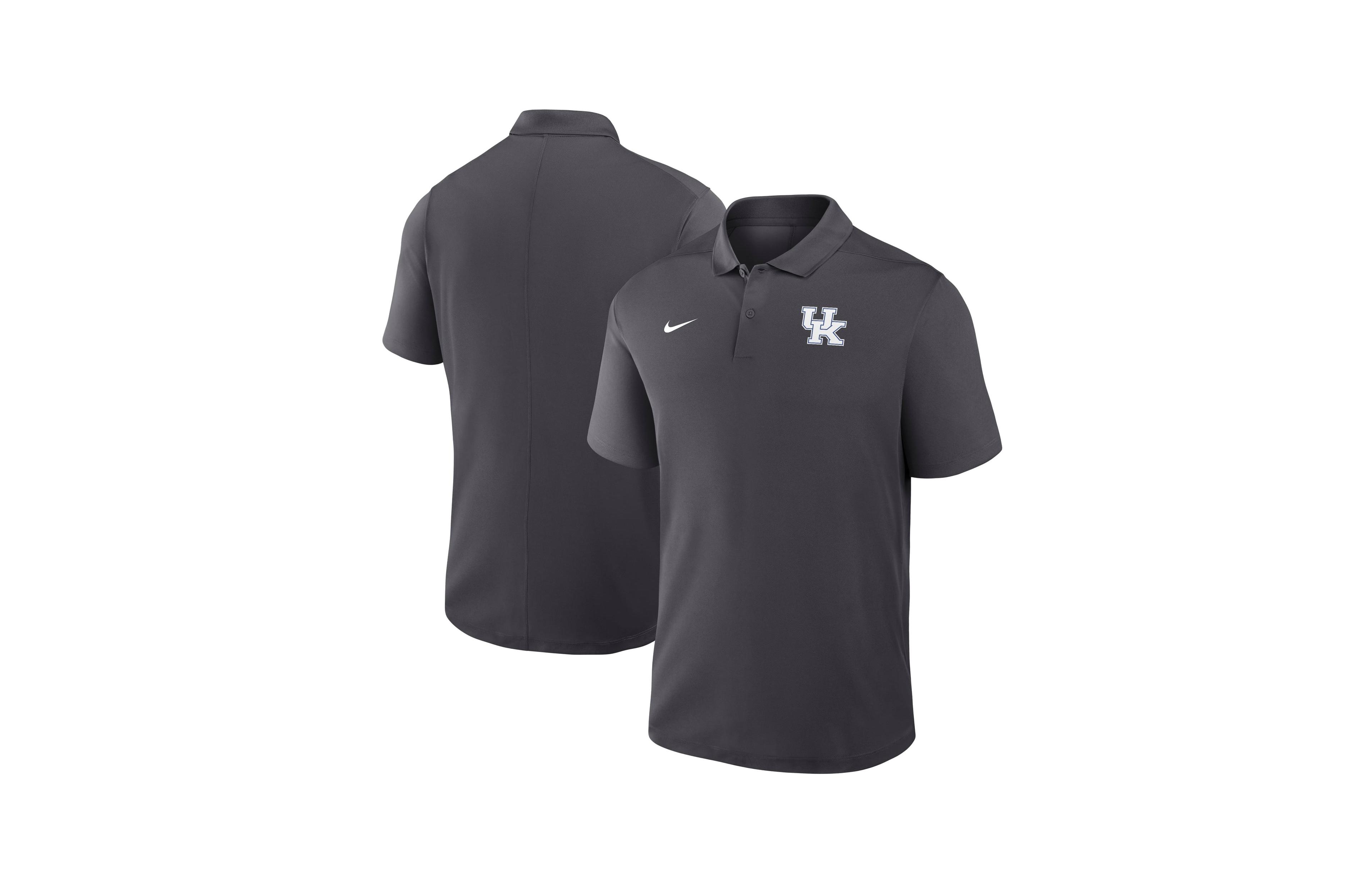 Nike Men's Anthracite Kentucky Wildcats Dri-fit Victory Polo Shirt