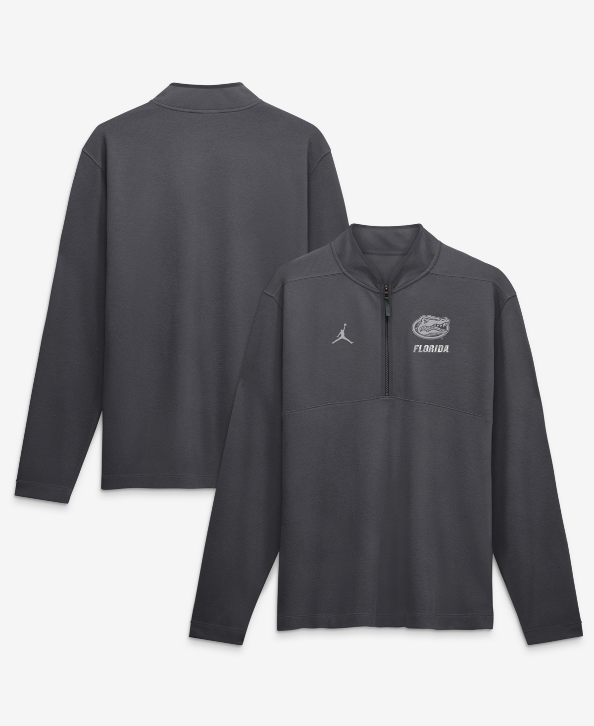Jordan Men's Anthracite Florida Gators Dri-fit Victory Half-Zip Pullover - Anthracite