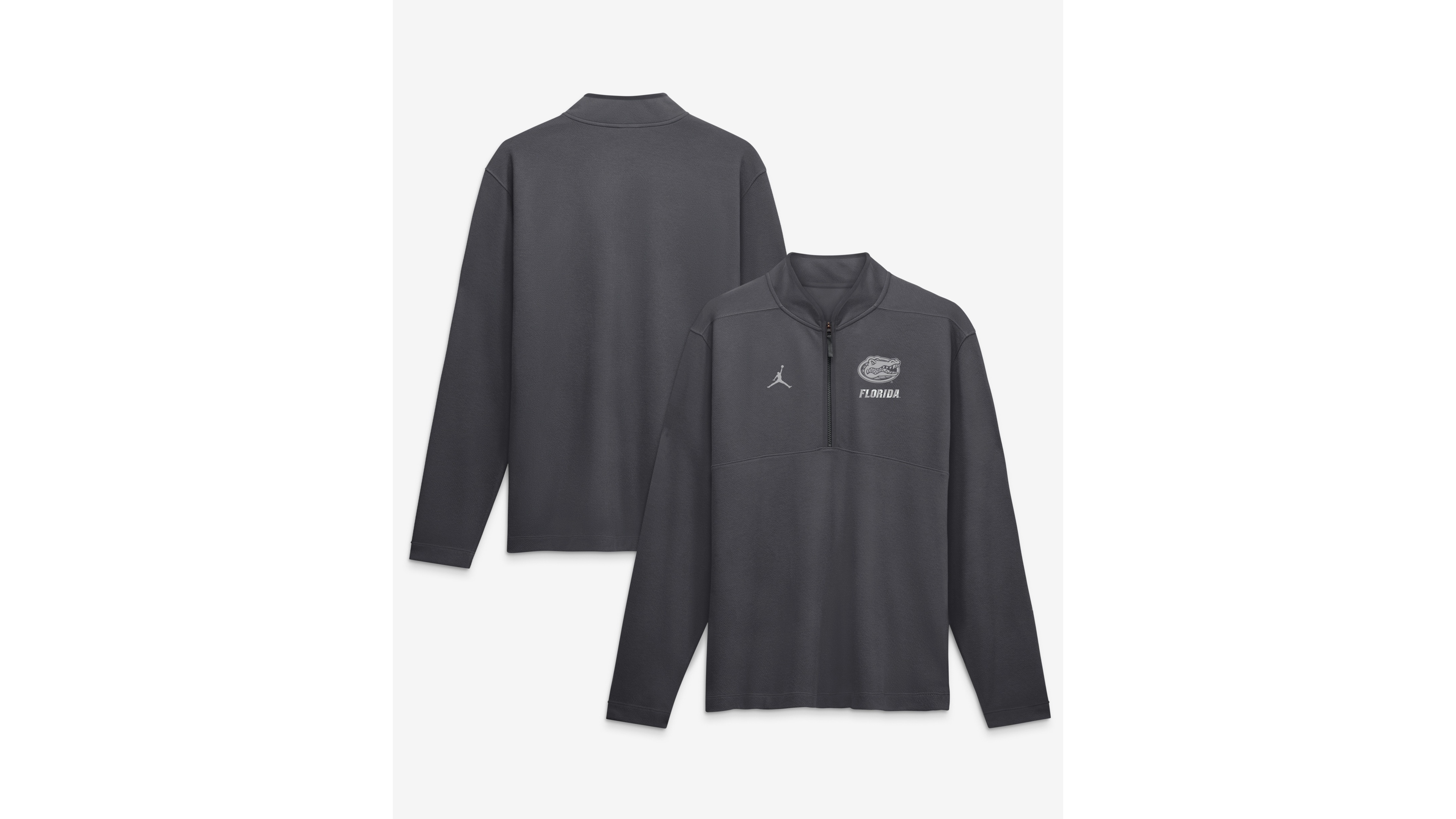 Jordan Men's Anthracite Florida Gators Dri-fit Victory Half-Zip Pullover