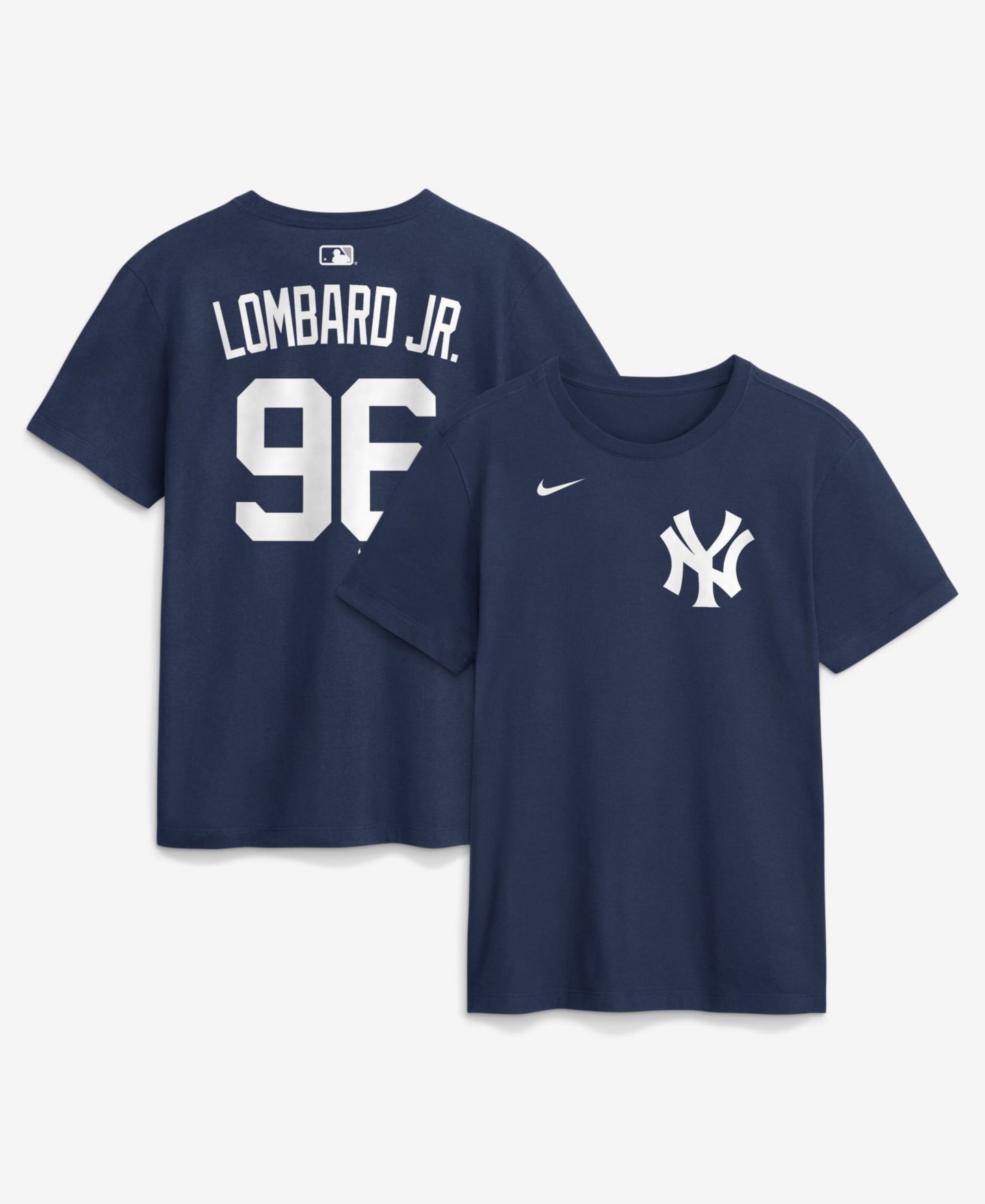 Мужская футболка Nike George Lombard Jr. Navy New York Yankees Home Name & Number — фото 1