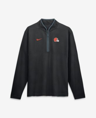 Men's Black Cleveland Browns Dri-FIT Victory Half-Zip Pullover