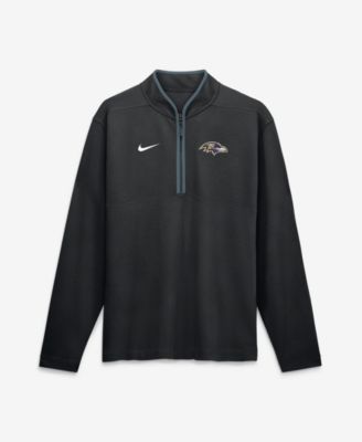 Men's Black Baltimore Ravens Dri-FIT Victory Half-Zip Pullover