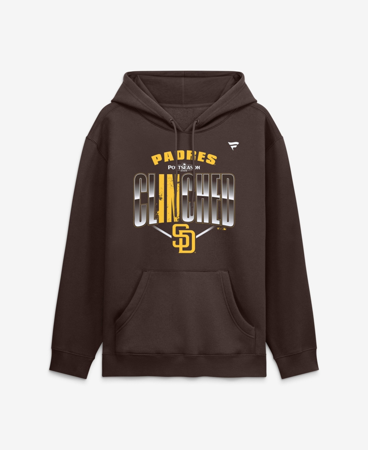 Fanatics Men's Brown San Diego Padres 2026 Mlb Postseason Hoodie - Brown