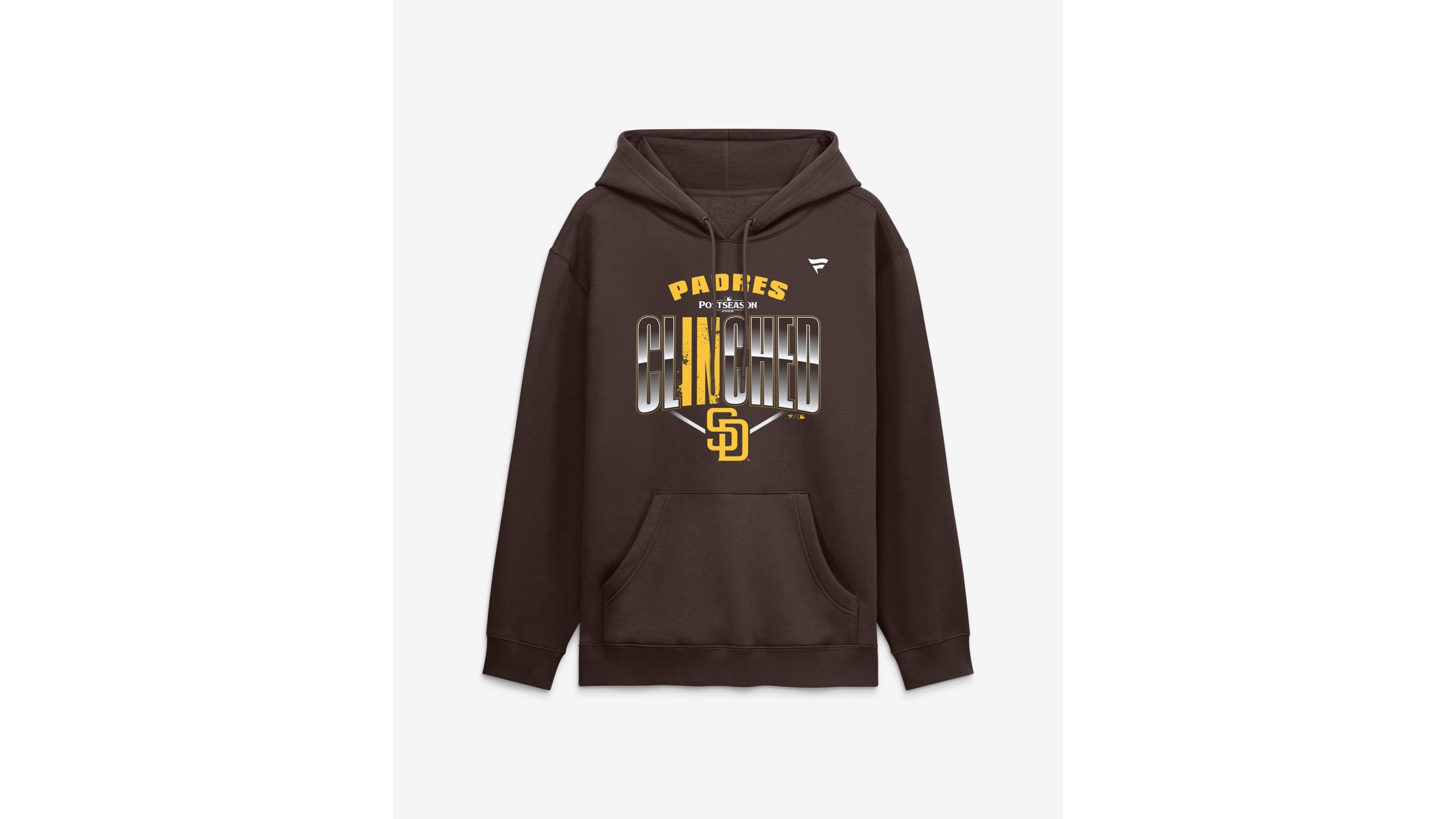 Fanatics Men's Brown San Diego Padres 2026 Mlb Postseason Hoodie