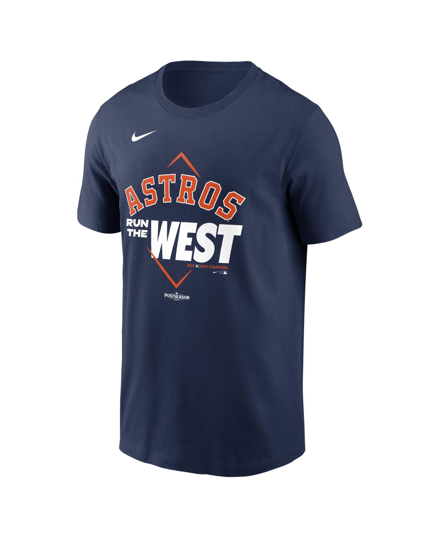 Мужская футболка Nike Navy Houston Astros 2026 AL West Division Champions — фото 3