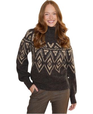 Women's Greta Fairisle Soft and Cozy Knit Sweater