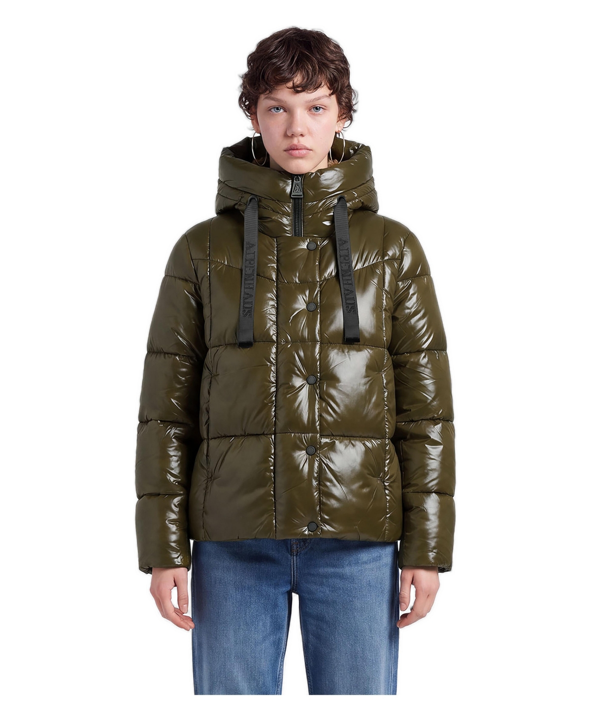 Alpenhaus Women's Corelle Short Puffer Jacket - Dark olive