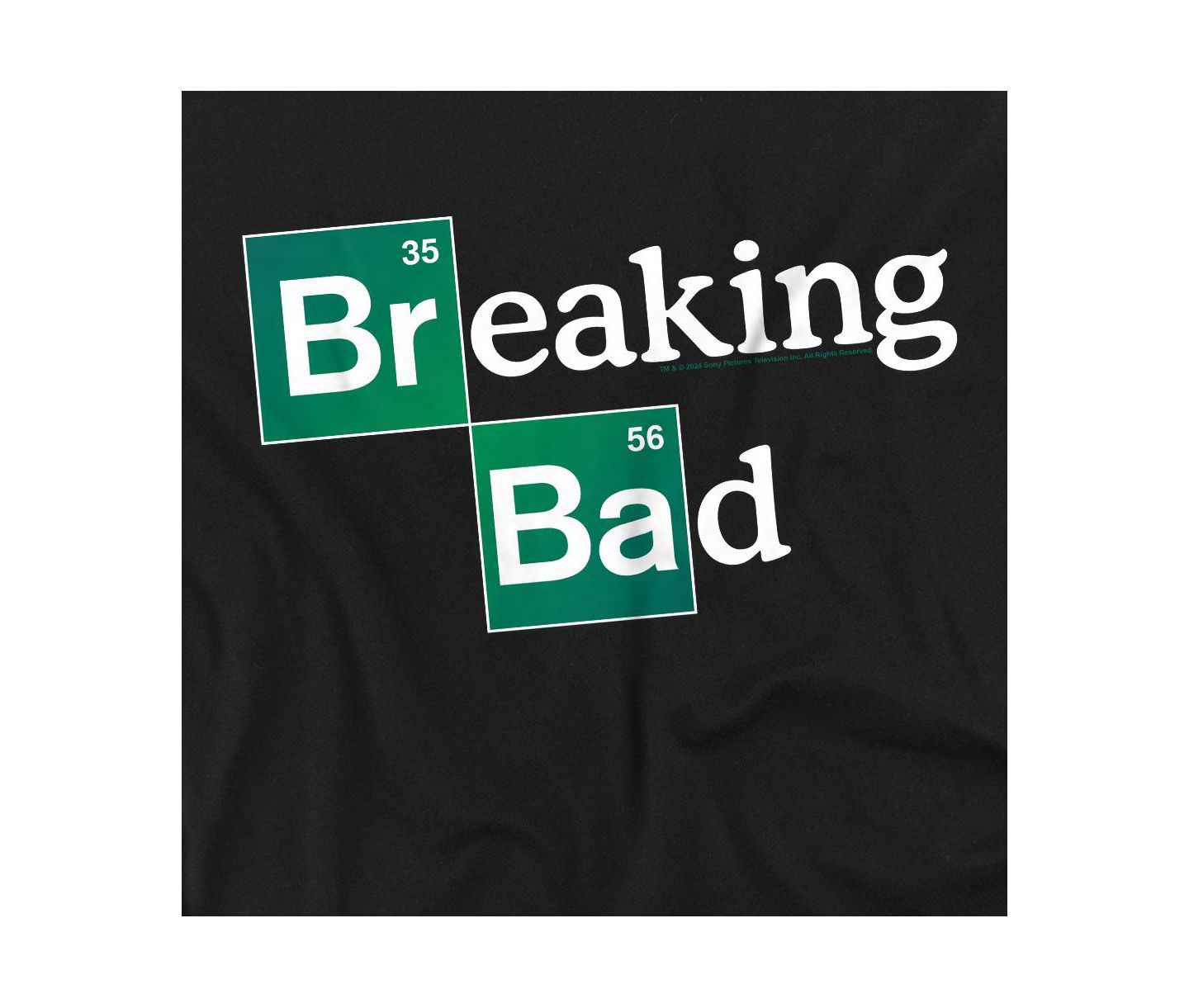 Футболка Breaking Bad Big & Tall Graphic Logo, цвет: Чёрный — фото 3