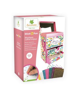 Stick'N Fun 3D Mosaics Peel-and-Stick Jewelry Box
