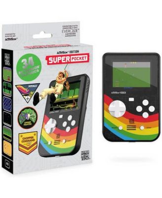 Super Pocket Activision Edition Handheld Console with 34 Built-In Games