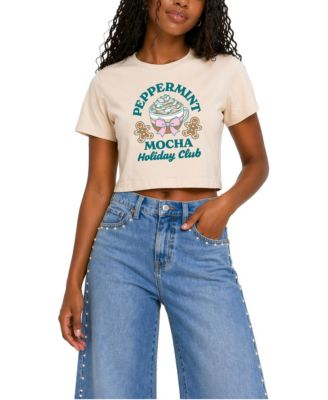 Women's Cropped Graphic T-Shirt