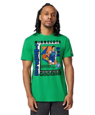 Men's and Women's LaMelo Ball Green Minnesota Timberwolves Trading Card Tri-Blend T-Shirt
