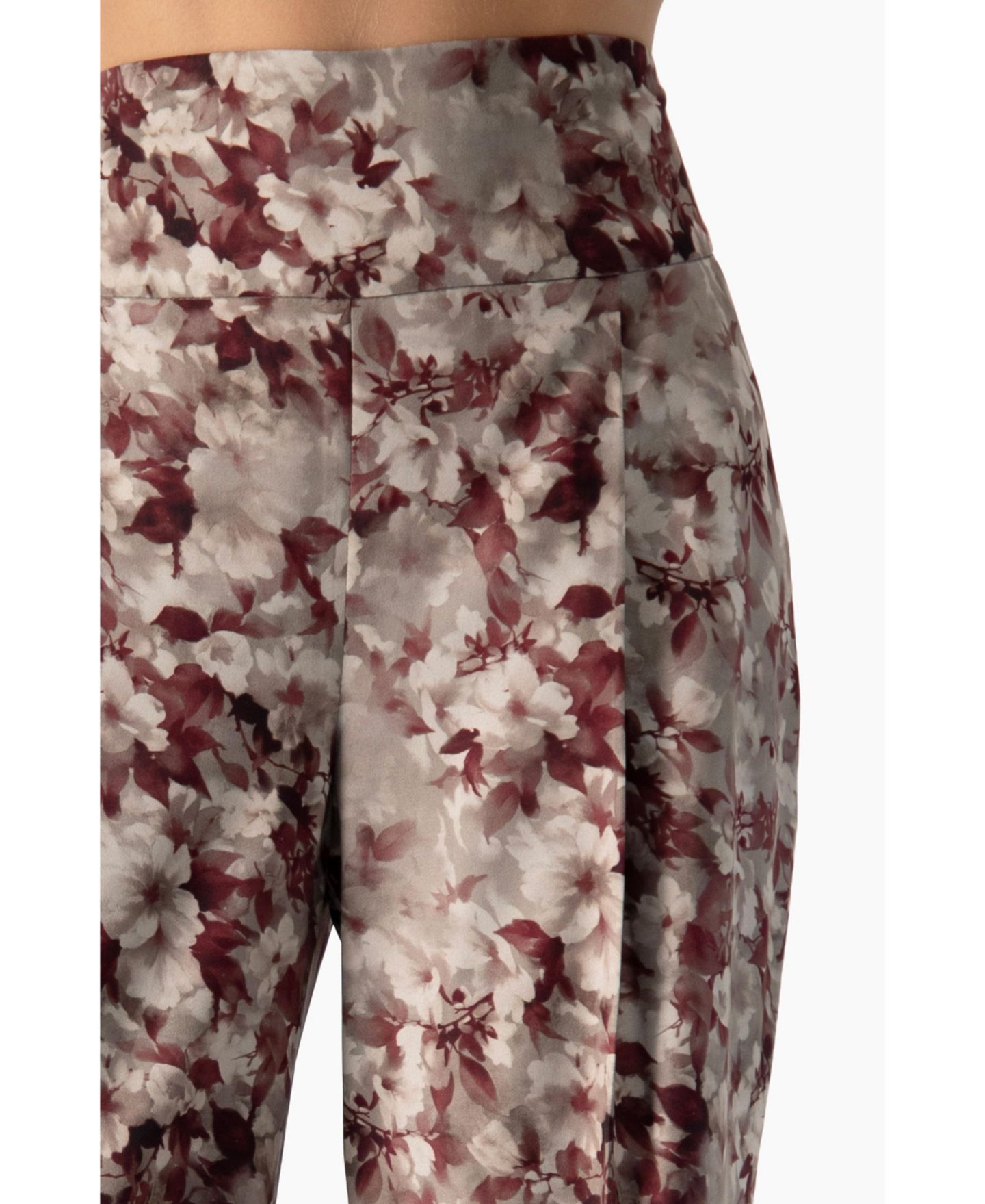 Женские брюки Ivonne High-Waist Wide-Leg Palazzo, цвет: Серый — фото 5