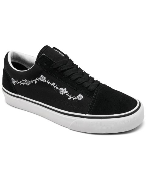 Женские кроссовки Vans Old Skool Rose & Thorns, цвет: Чёрный