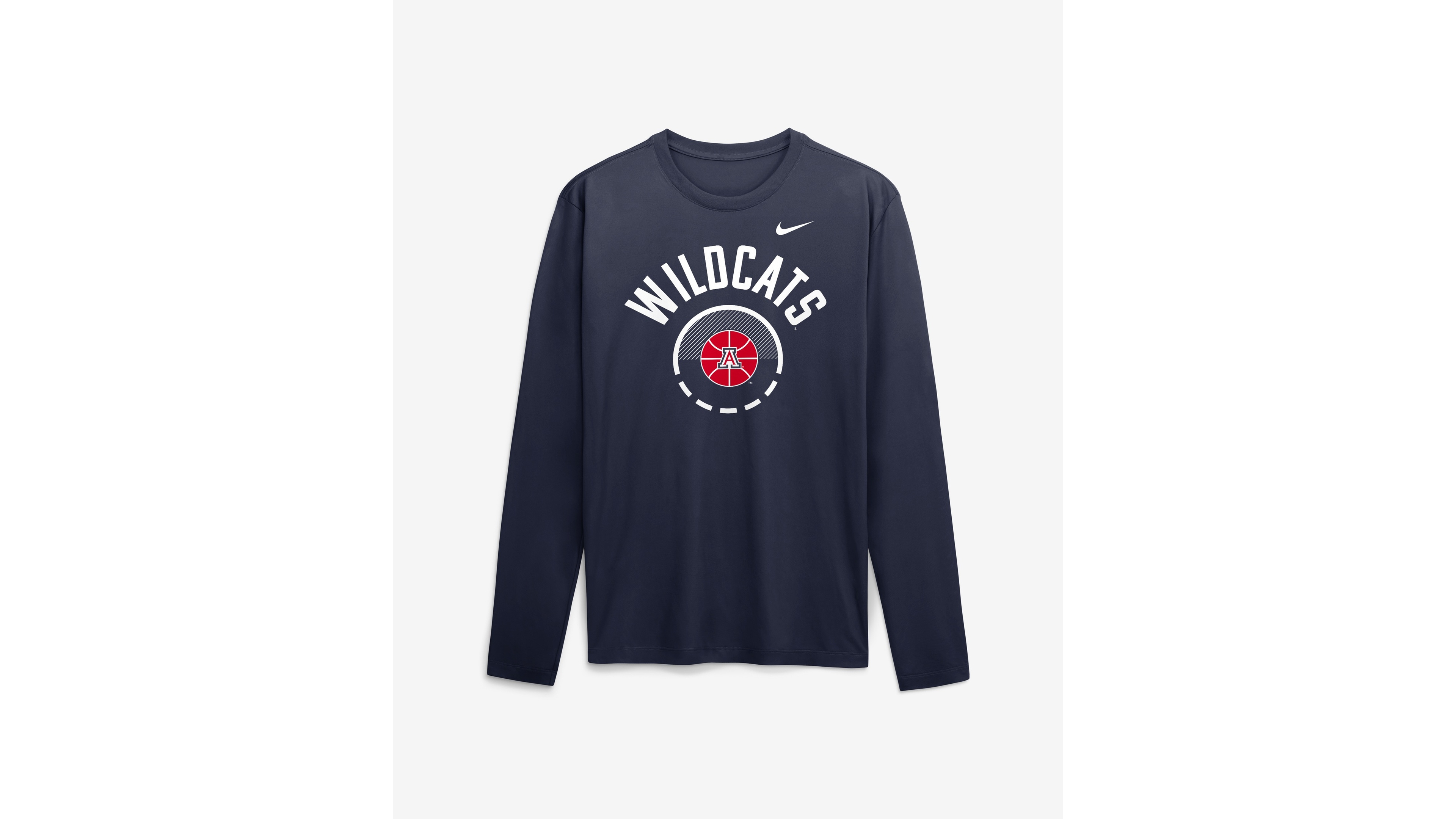 Nike Men's Navy Arizona Wildcats 2026 Courtside Basketball Shootaround Legend Dri-fit Long-Sleeve T-Shirt