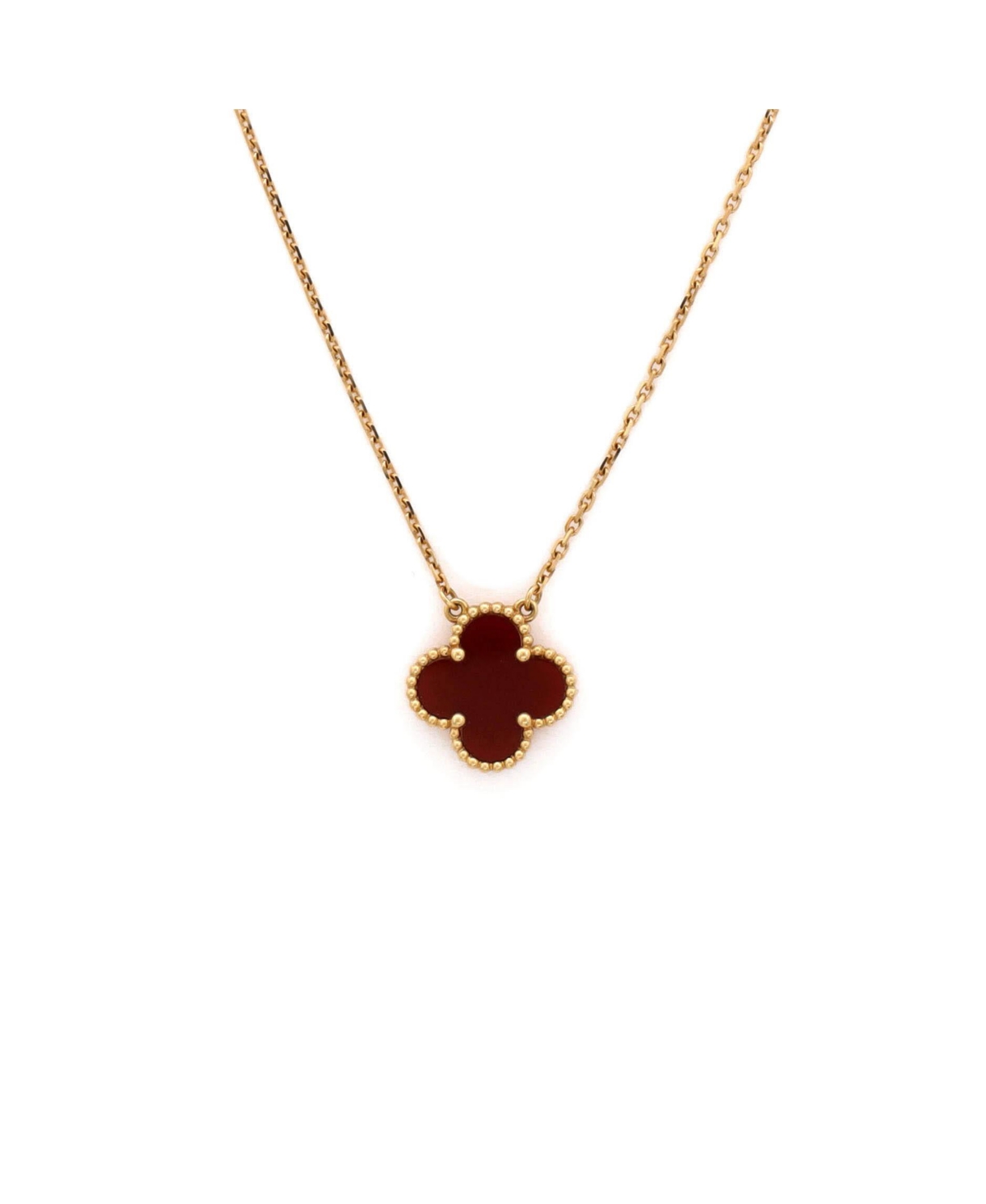 Pre-Owned Van Cleef and Arpels Vintage Alhambra Pendant Necklace - 18k yellow gold